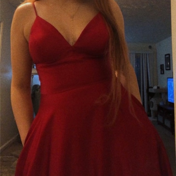 Red Prom Dress - Picture 2 of 3